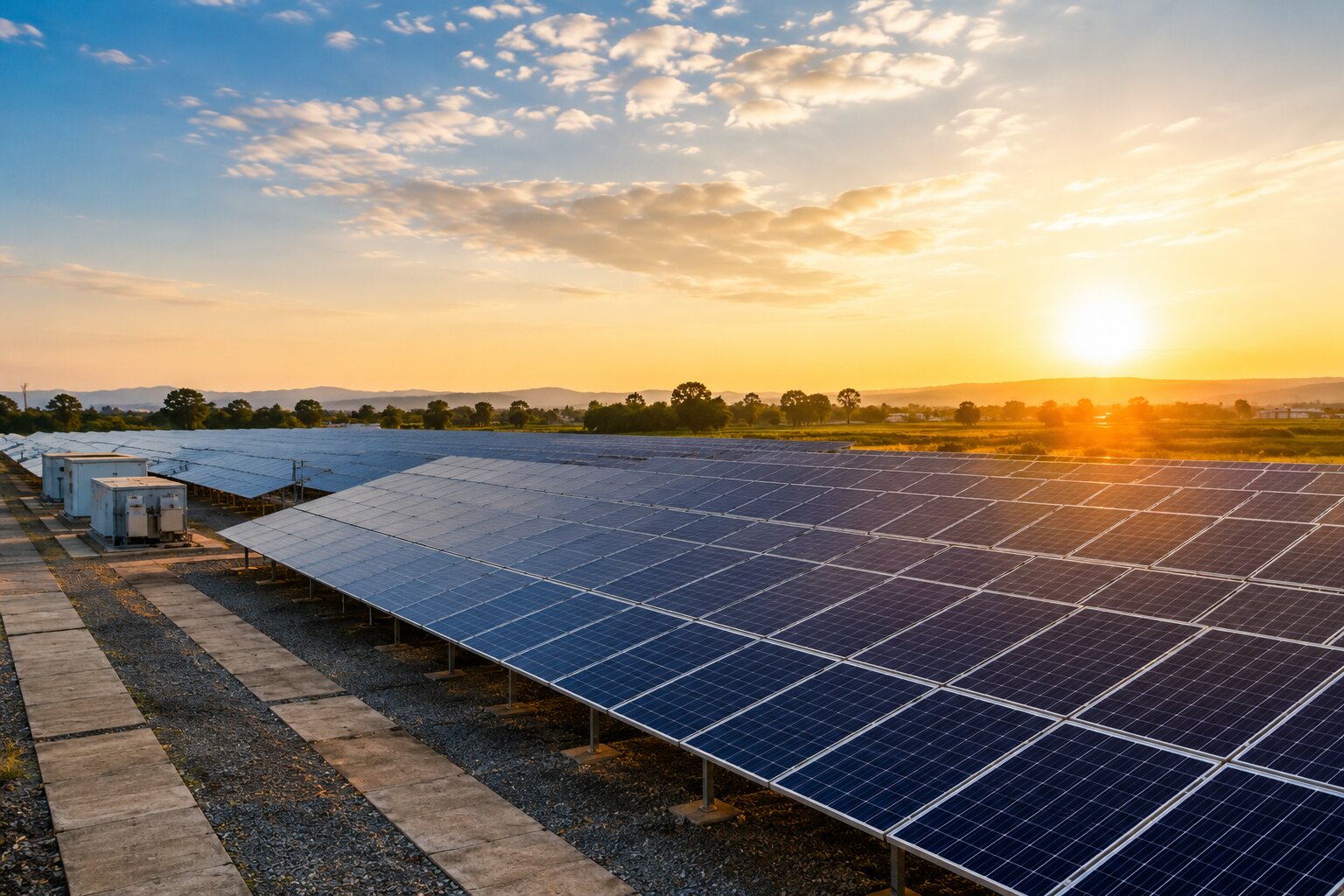 Solar power plant solutions